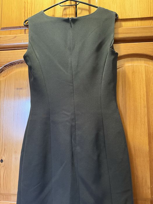 Елегантна дамска рокля без ръкави + Дамско дълго сако - размер S