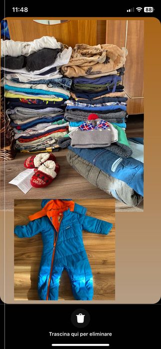 Lot haine+combinezon 92cm