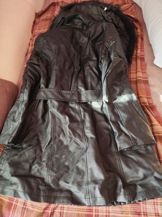 Дамска шуба от изкуствена кожа