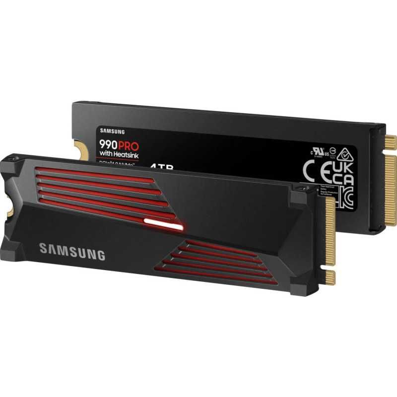 SSD 4TB Samsung 990 Pro radiator 7450MB/s ZERO GB, Sigilat, PS5