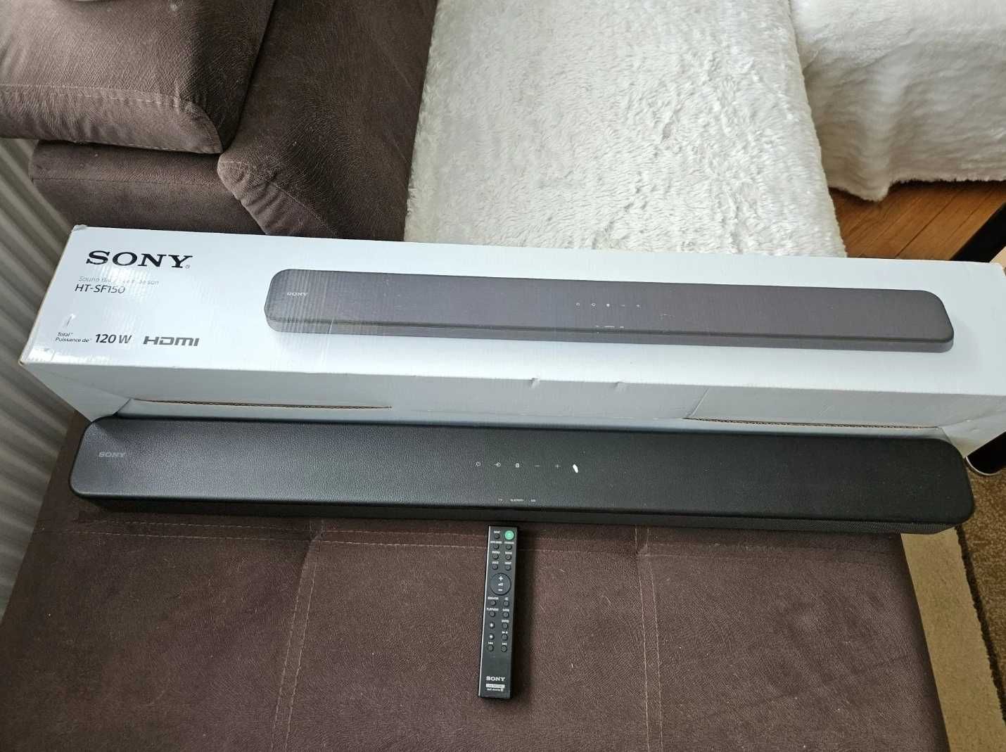 Soundbar Sony HT-SF150, 2 канала, Говорители Bass Reflex, 120 W, Bluet