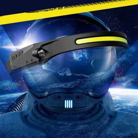 Lanterna de Cap cu Senzor de Miscare