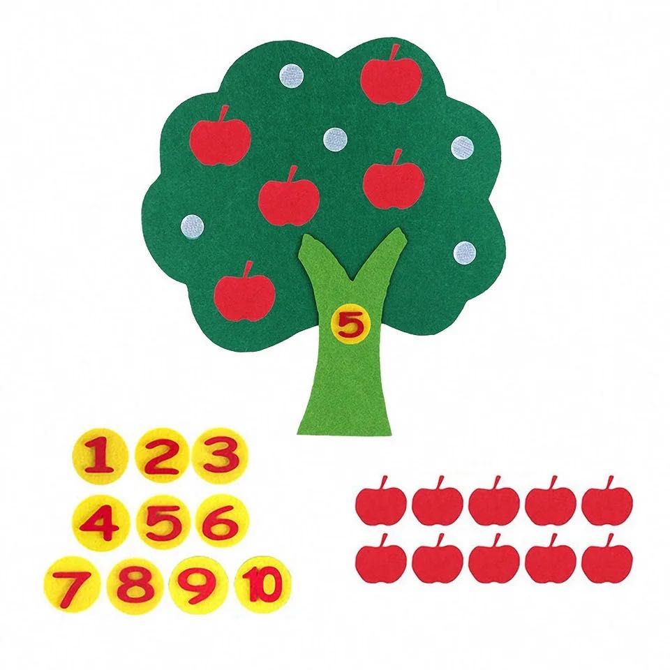 Дърво с цифри по метода на Монтесори
