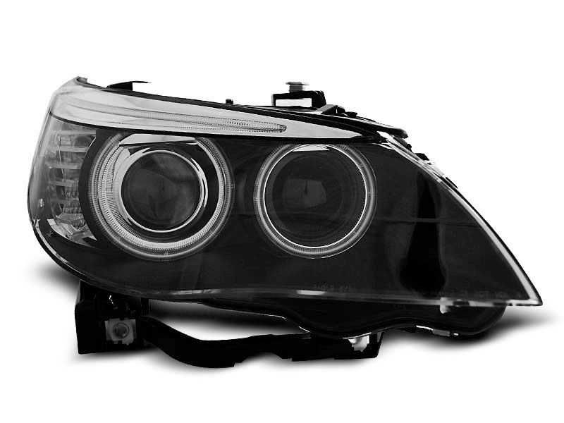 Фарове БМВ Е60 ЛЕД двойни лупи LED BMW E60 2005 -2007г D2S CCFL Тунинг