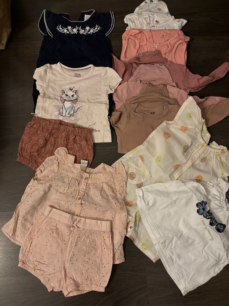 Lot haine fetita marimea 74-80