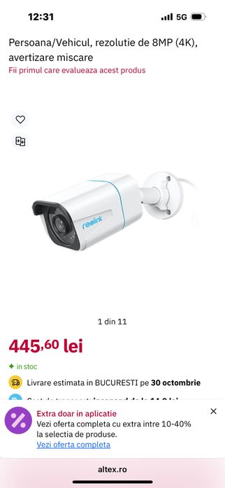 4 bucati , Camere de supraveghere inteligente