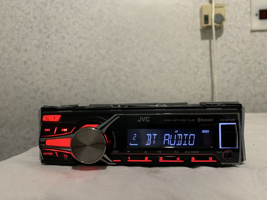 Авто радио JVC Bluetooth