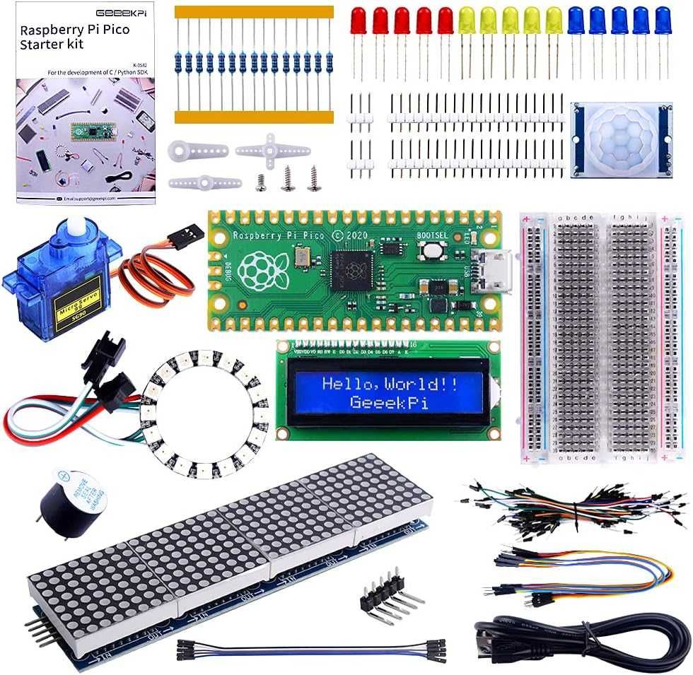 GeeekPi Starter Kit с Raspberry Pi Pico – Комплект за начинаещи