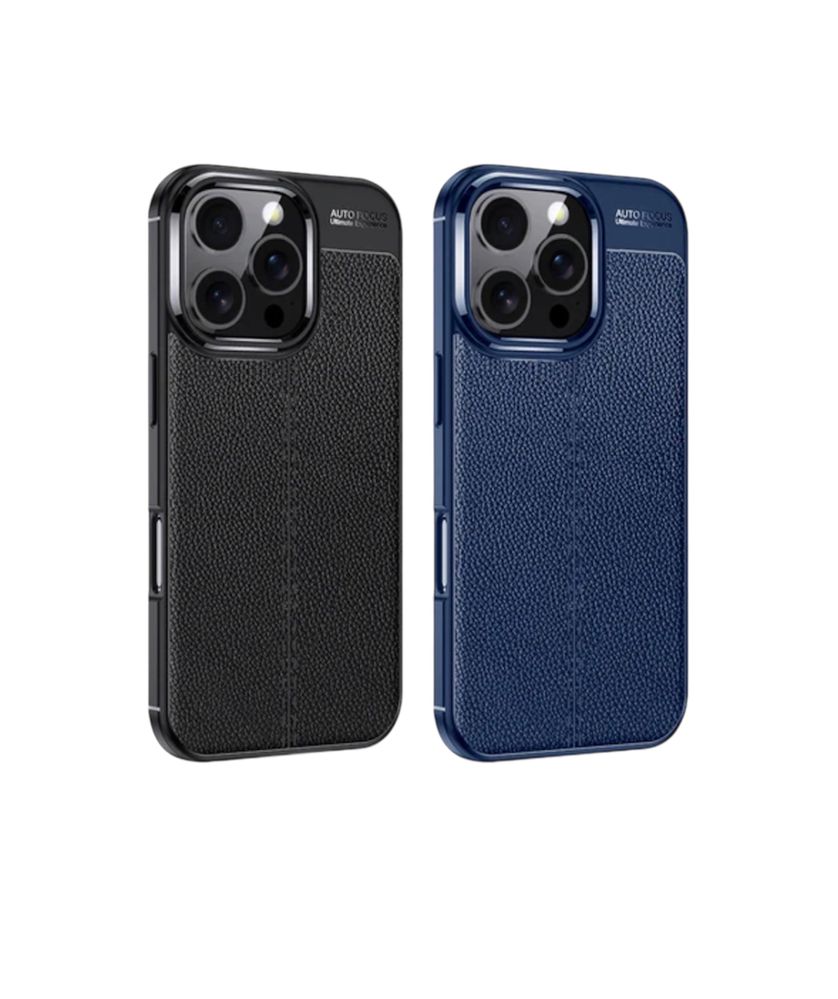 Husa Premium Antisoc model tip PIELE pentru iPhone 16 Pro / 16 Pro Max