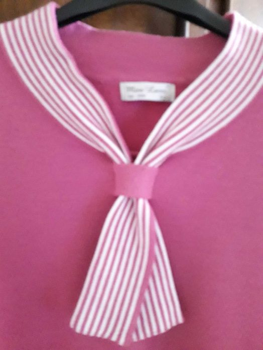 Дамска лилава блуза - памук 65 % и 15 % еластан