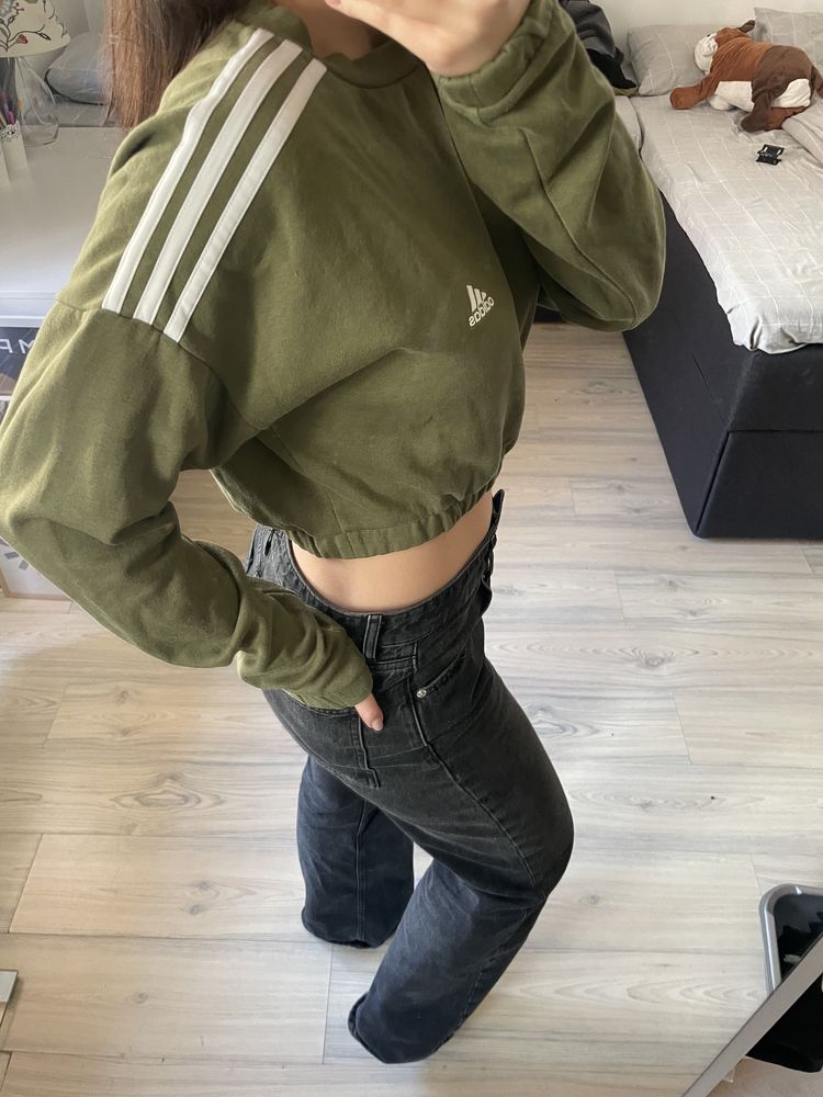 Adidas khaki hoodie