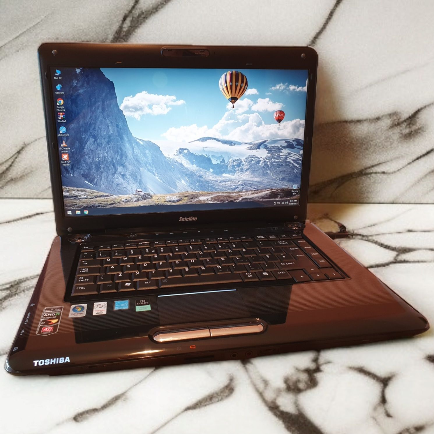 Toshiba Satelite A350D -  "16" HD + Harman Kardon - Dual Core !