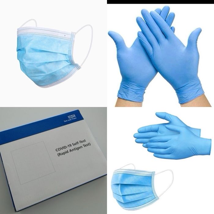 Kit sanitar AntiCovid Test Antigen Rapid COVID 19 Masca și Manusi