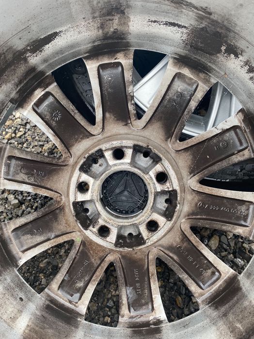 Оригинални джанти с отлични зимни Dunlop 245/50/18 Mercedes S ,Е,CLS,V