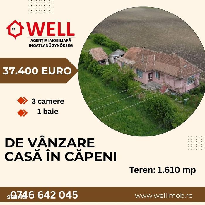 De vânzare  casă în Căpeni