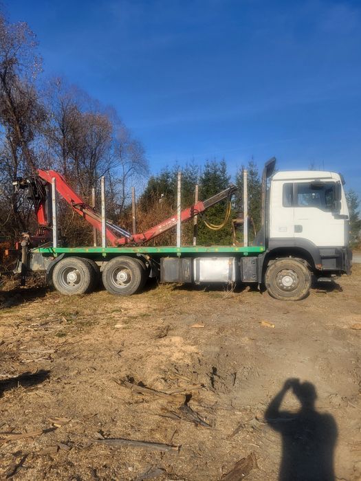 Vând Autoutilitară Man cu Macara de Pădure