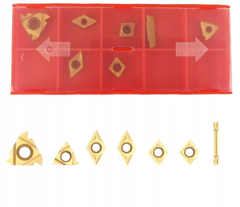 Set cutite strung cu placa inlocuibila dalti strunjire 16X16mm 12x12mm