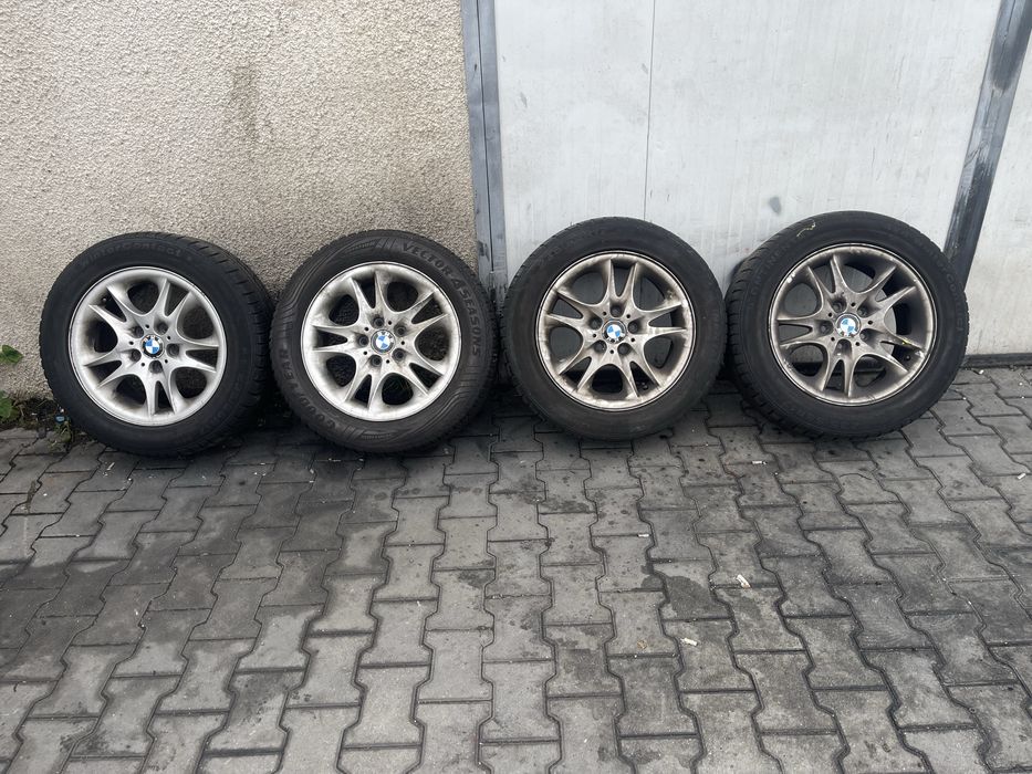 set jante roti aliaj originale pe 17 bmw X3 e83 5x120 235 55 17