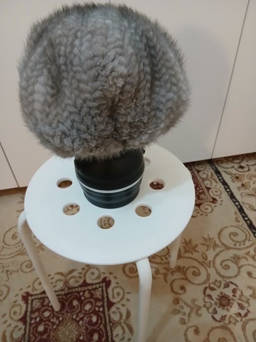 Берет из натурального меха норки