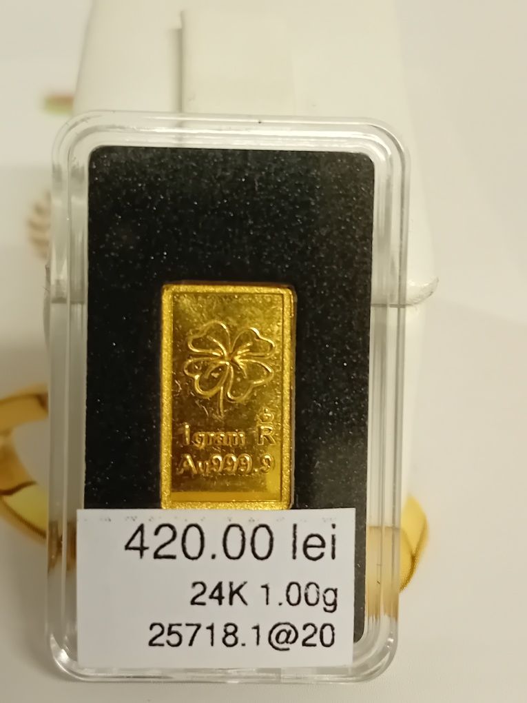 Lingou aur 24k 1gram [AG.20 Dancu b:25718 b:25725]