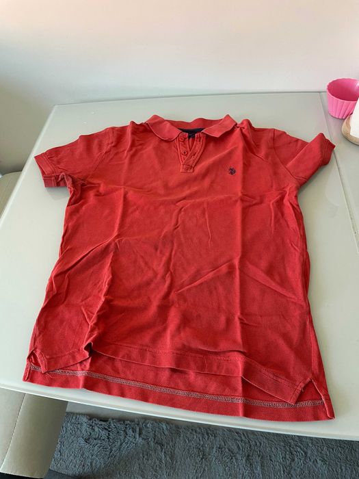 tricou polo rosu original-- marime M