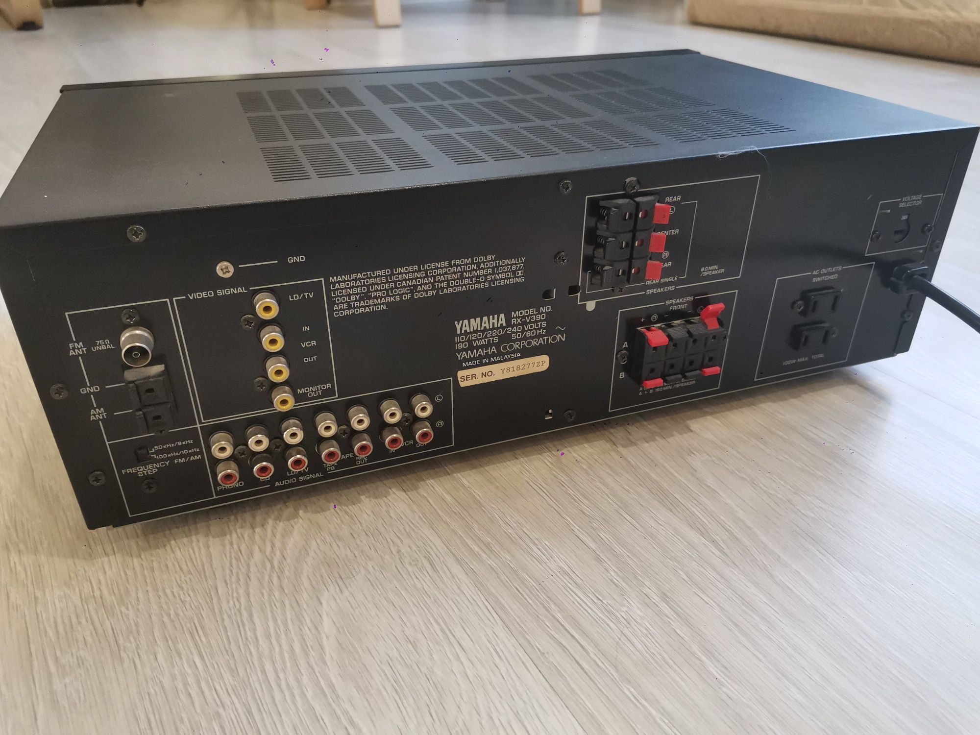 Ресивер, усилитель Yamaha RX-V390 5.1