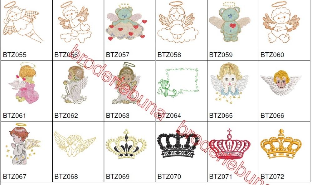 broderii colectie BOTEZ, programe pentru masini de brodat