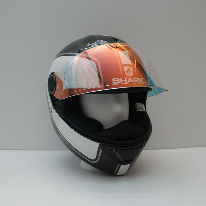 Каска за мотор SHARK SPARTAN Carbon Priona White размер S