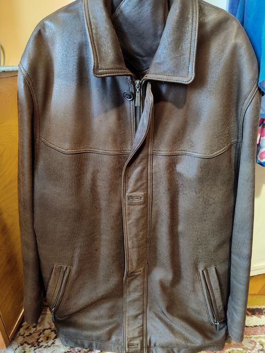 Geaca de piele nabuc