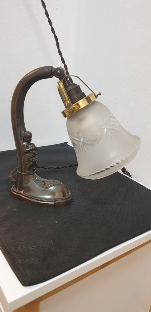 Lampa veioza vintage colectie zamac Austria 1915