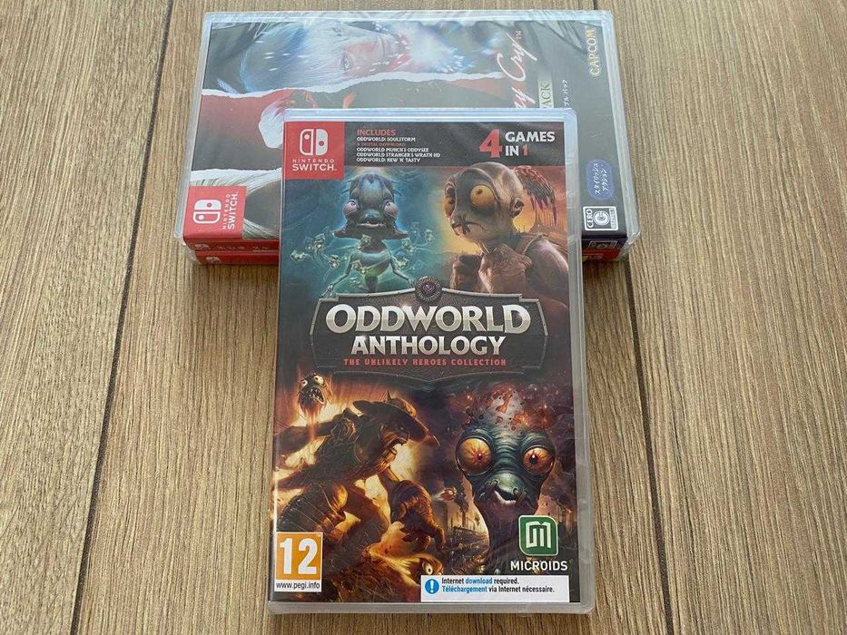Новый Oddworld Anthology-The Unlikely Heroes Collect (4 в 1) Nintendo