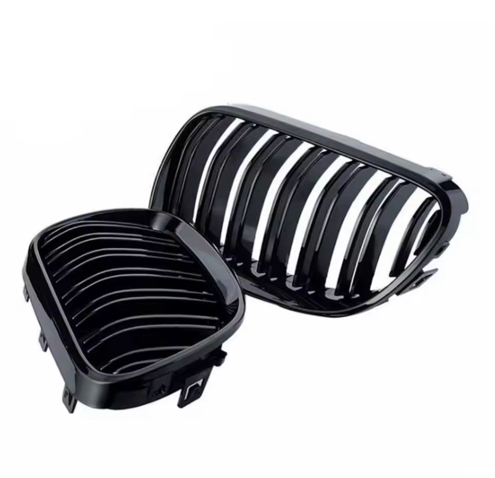 Grila grile radiator Duble negru Lucios bmw seria 3 e92 e93 lci nfl