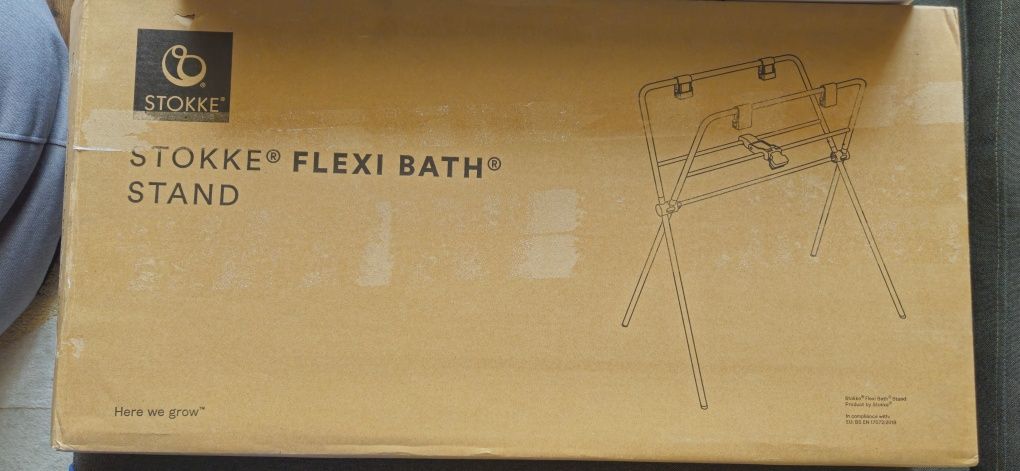 Сгъваема вана Stokke Flexi Bath със стойка и поставка за новородено