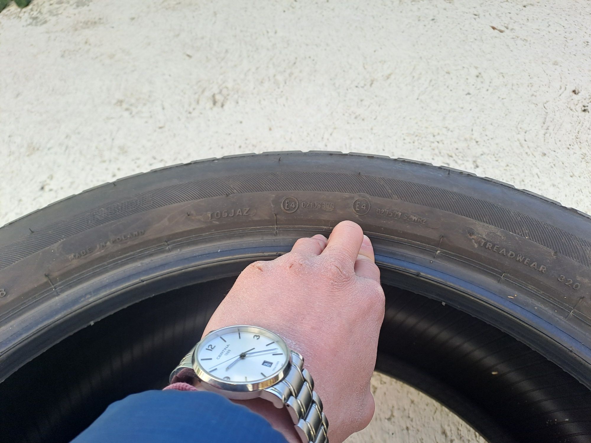 Vand set cauciucurile Bridgestone turanza 255/45/R19 T005