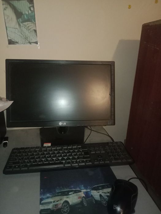 LG kompyuter hali yengide, klaviatura mishkasi, kalonka bn birga
