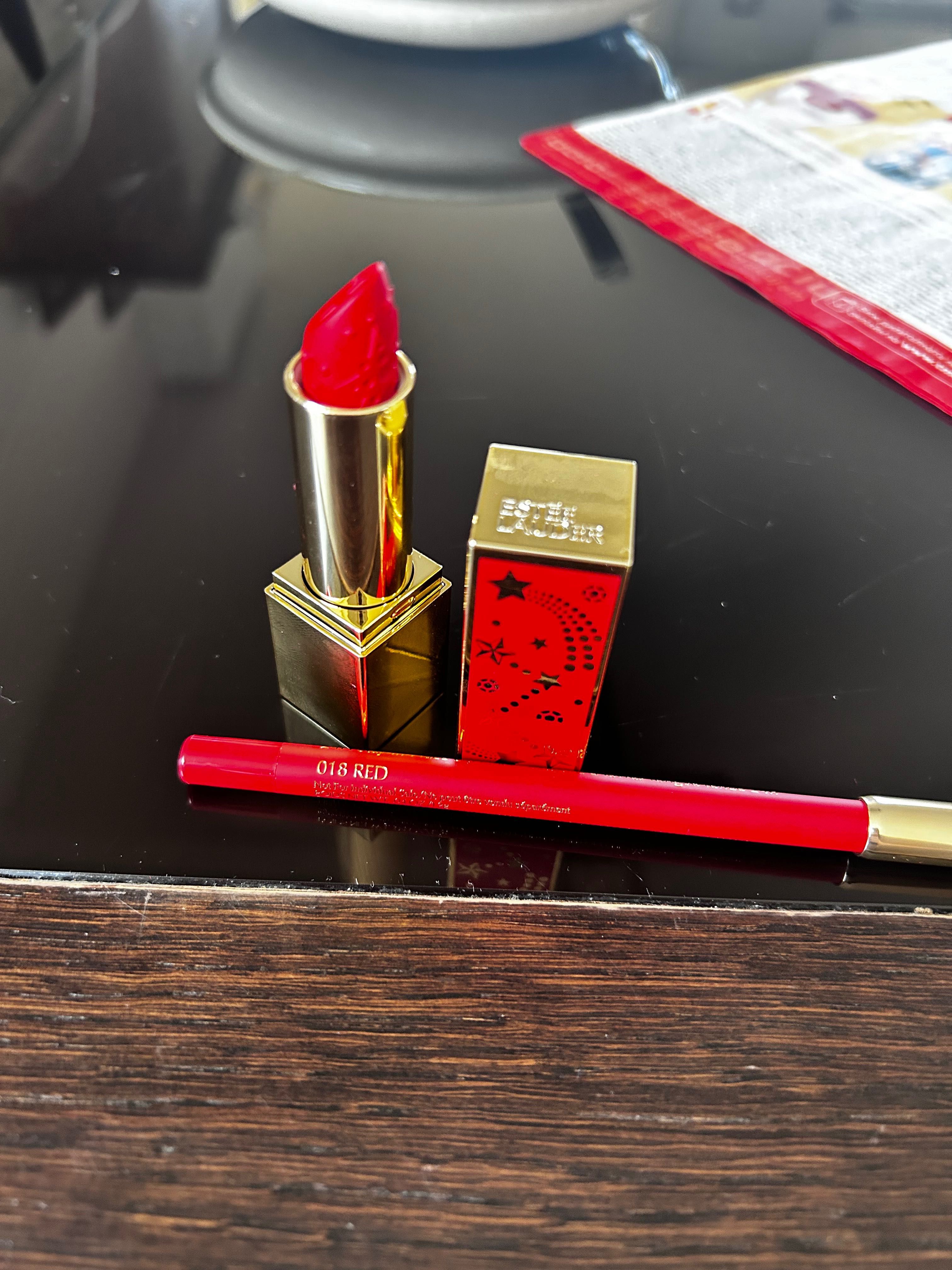 Estee lauder сет, спирала, червила Комплект-Нов спирала и основа Dior