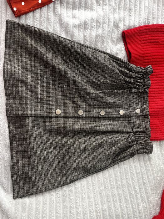 Продам юбку в клетку (драп)