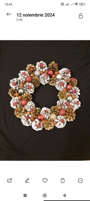 Coroniță/ decorațiune pentru Crăciun