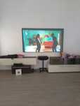 Vand TV  laser Hisense diagonala 250 cm