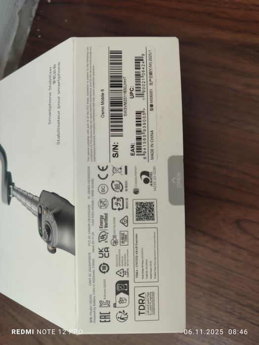 Dji osmo mobile 6 новый с гарантией