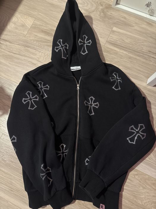 REVIEW zip up hoodie, S