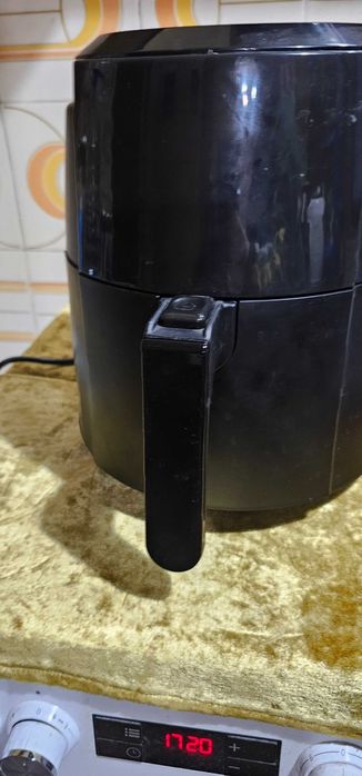 Air fryer deluxe noir