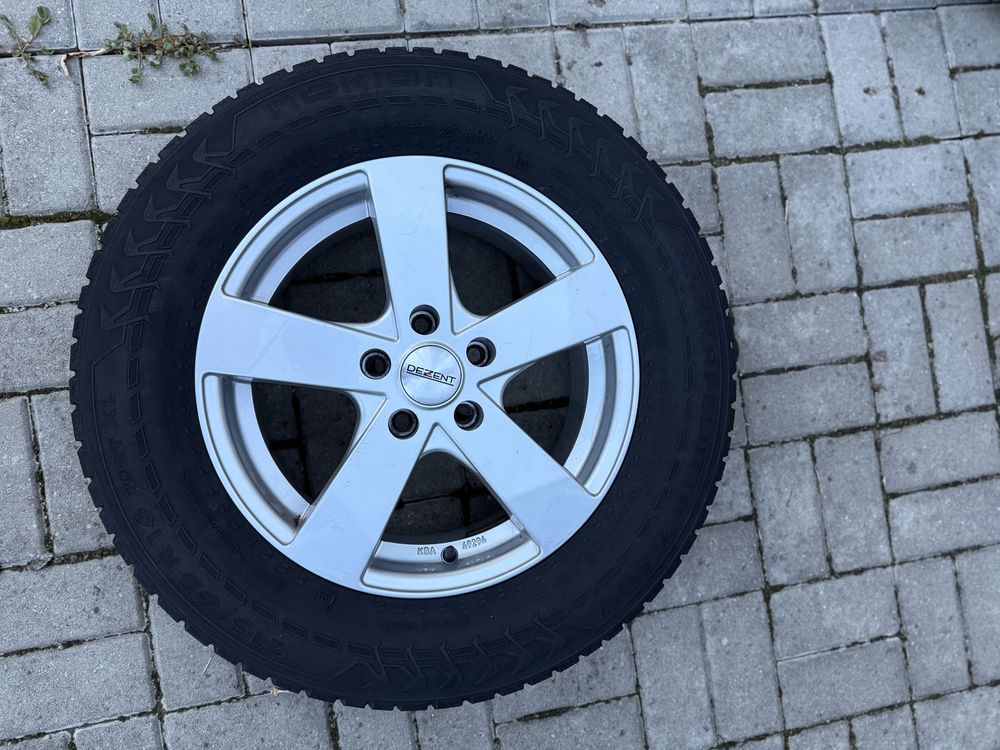 Jante + Cauciucuri iarna 215/65/16 102T 5x112 ET 35 VW/Audi/Skoda/Seat