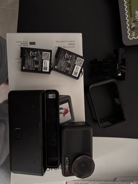 Dji osmo action 5 pro adventure combo plus dji mic, garantie