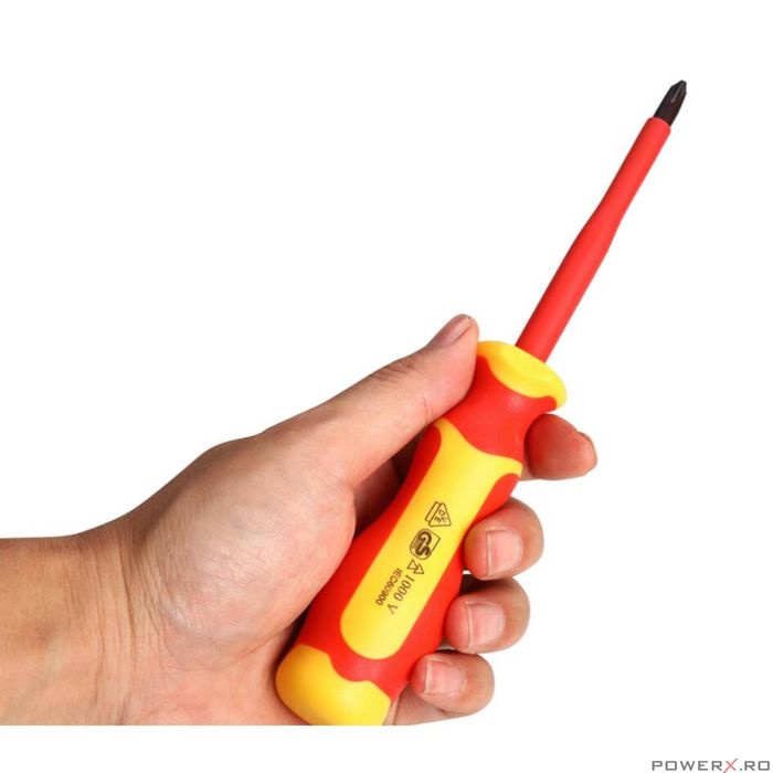 Set scule izolate pentru electricieni, trusa 11 piese, Kraft