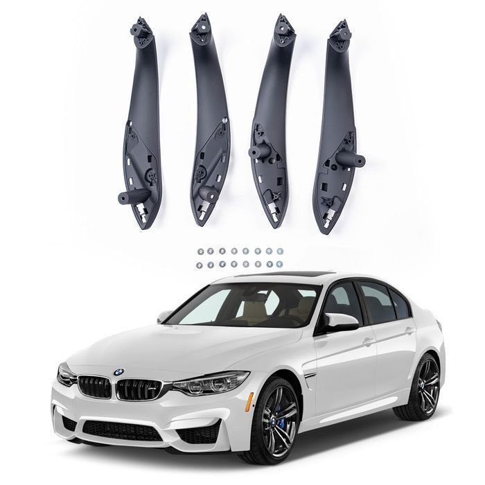 Set 4 Manere interiore portiere pentru BMW Seria 3  F30 negru crem bej