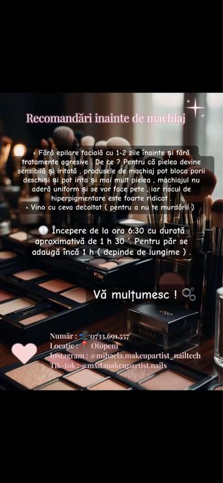 Machiaj / Make-up profesional