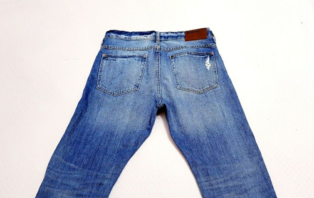 Jeans Denim, blugi H &M, originali, Noi, mărimea 30/32 un S/M.