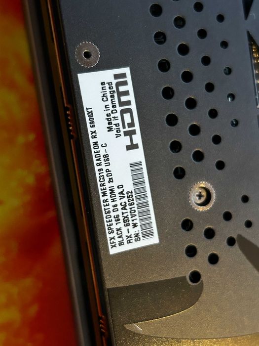 Видеокарта AMD Radeon™ RX 6900 XT 16gb XFX Merc 319