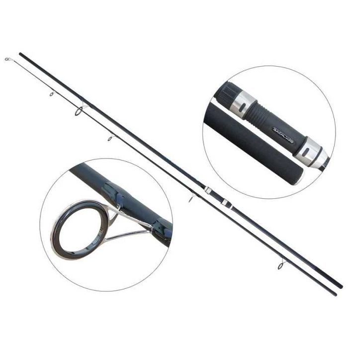 Lanseta fibra de carbon Carp Hunter 12’ Baracuda 3,6 m A: 3,5 lbs.